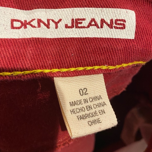 DKNY red jeans - Picture 3 of 3